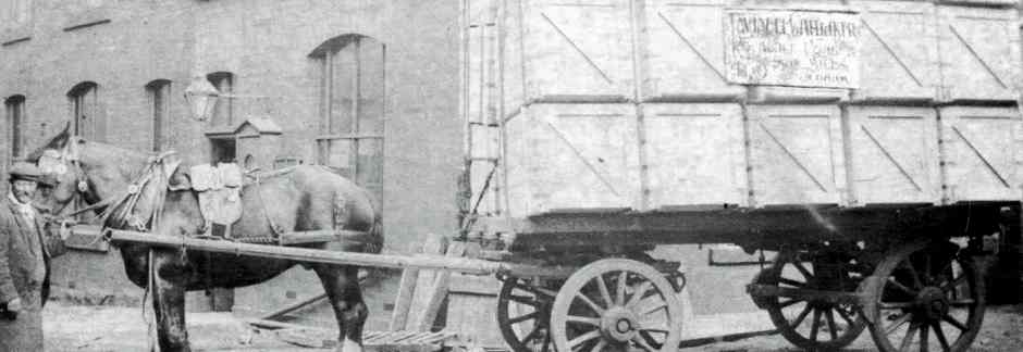 Historic Emanuel Whittaker horse and cart